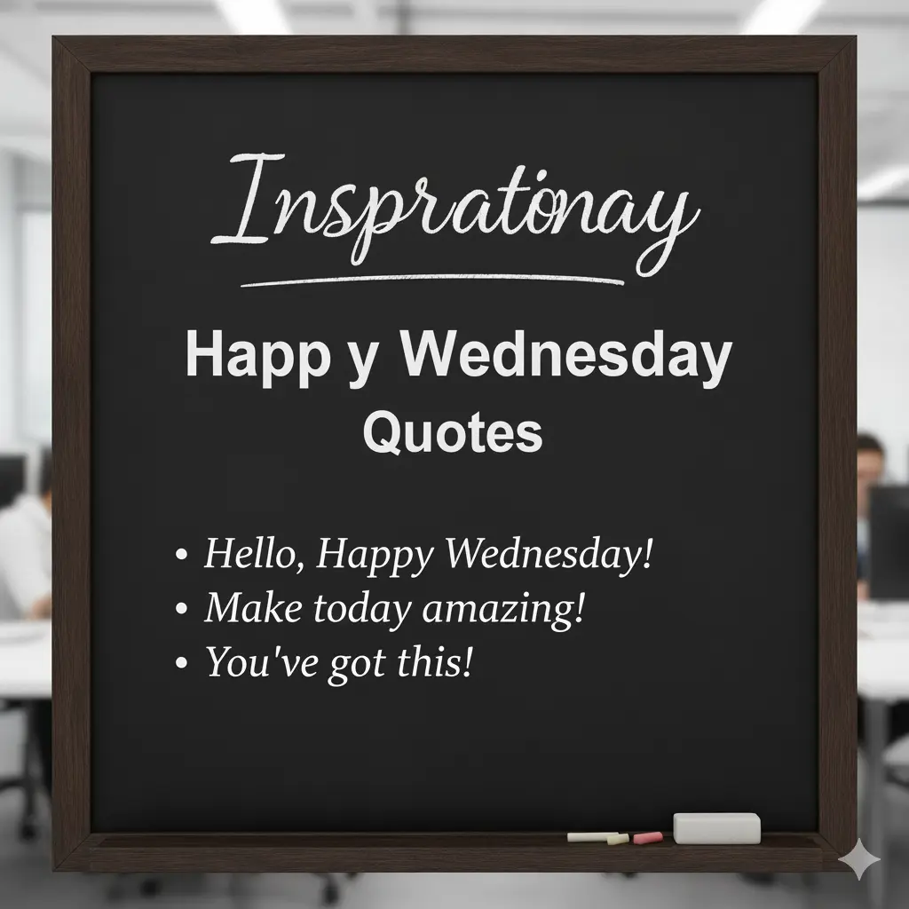 Inspirational Happy Wednesday Quotes 