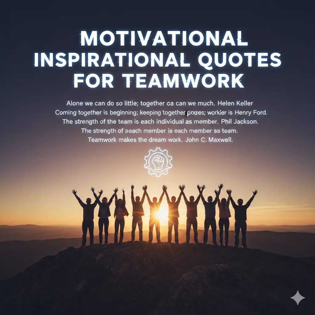Motivational Inspirational Quotes for Teamwork