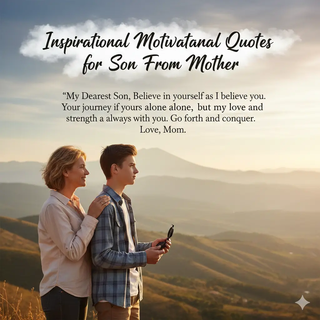 Inspirational Motivational Quotes for Son From Mother