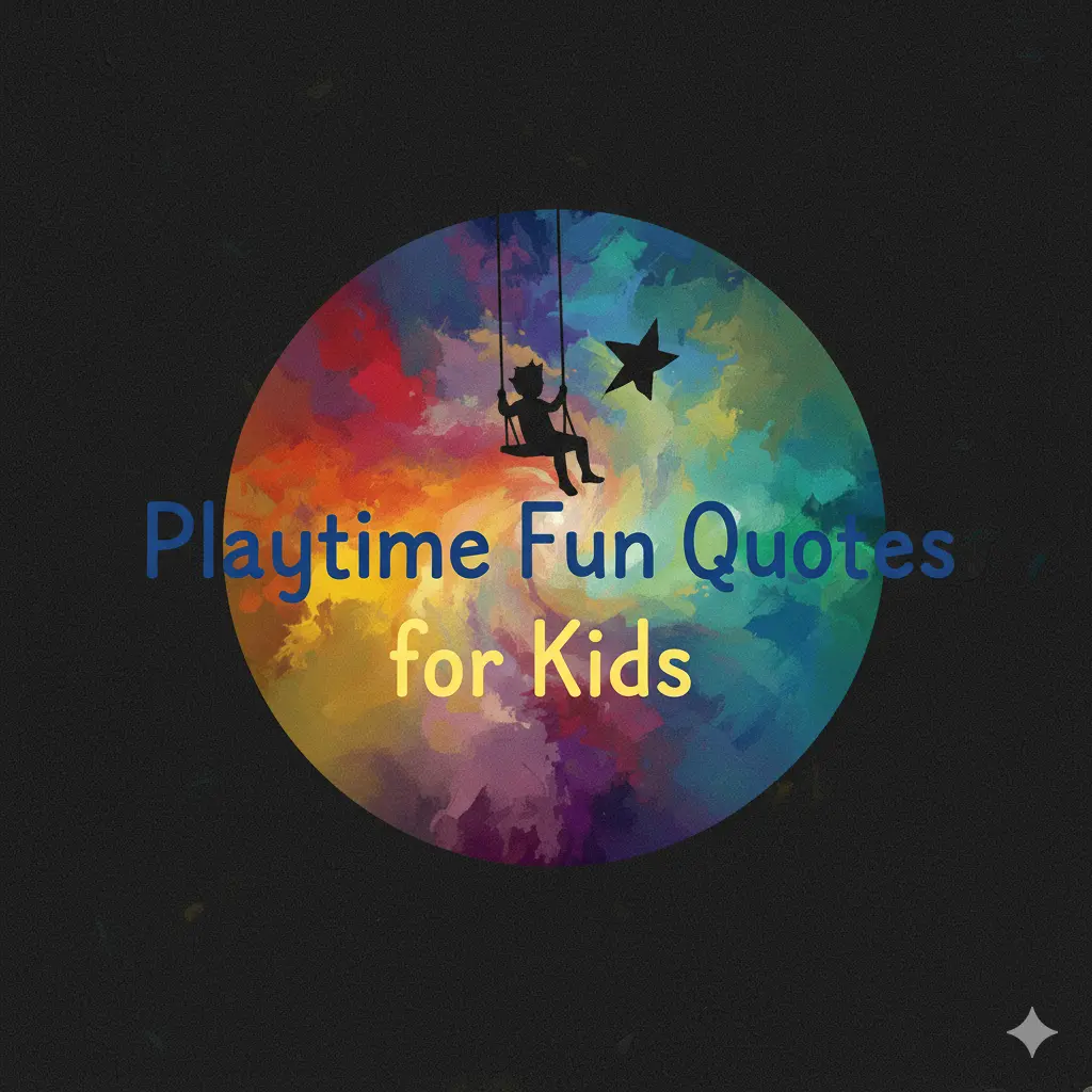 Playtime Fun Quotes for Kids