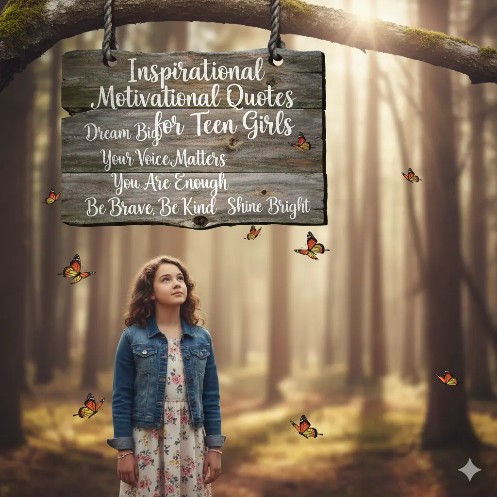 Inspirational Motivational Quotes for Teen Girls