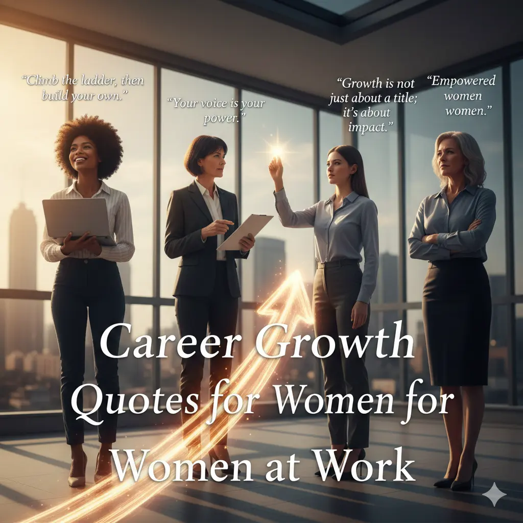 Career Growth Quotes for Women at Work