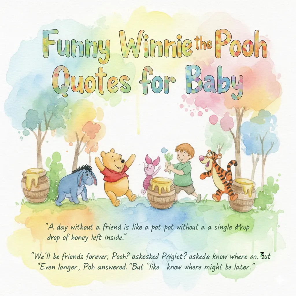 Funny Winnie the Pooh Quotes for Baby