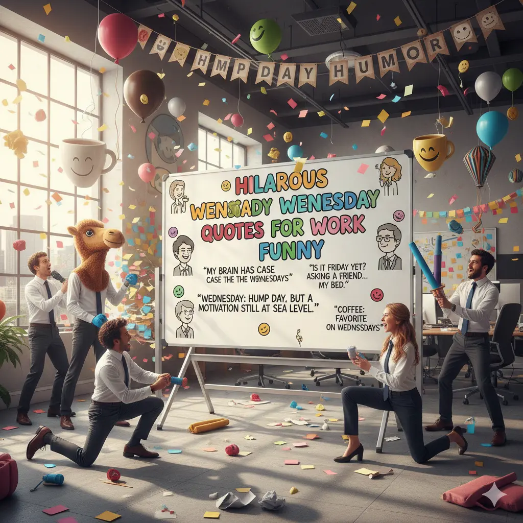 Hilarious Wednesday Quotes for Work Funny