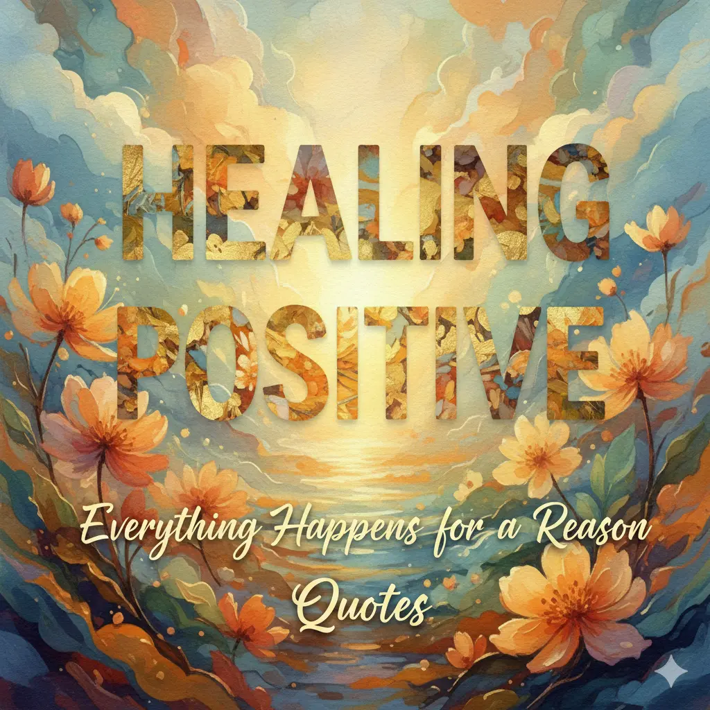 Healing Positive Everything Happens for a Reason Quotes