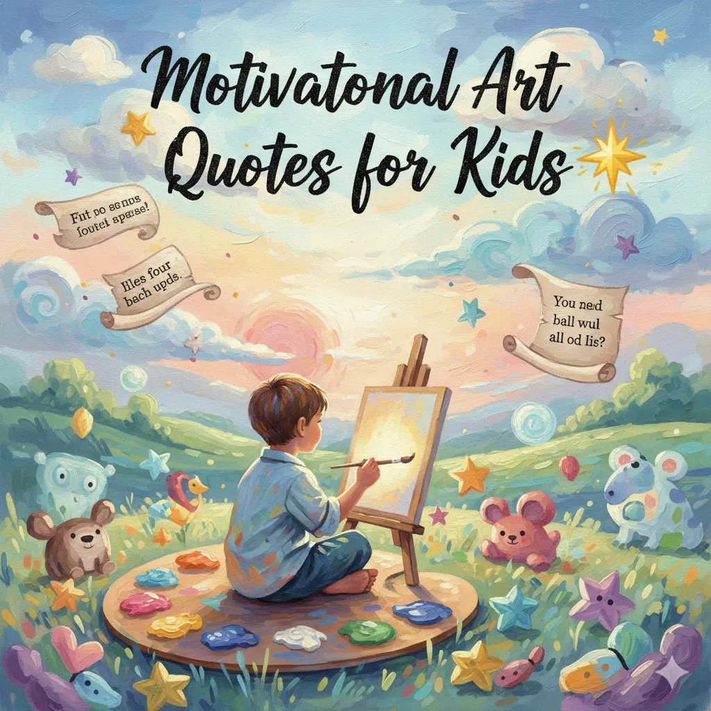 Motivational Art Quotes for Kids
