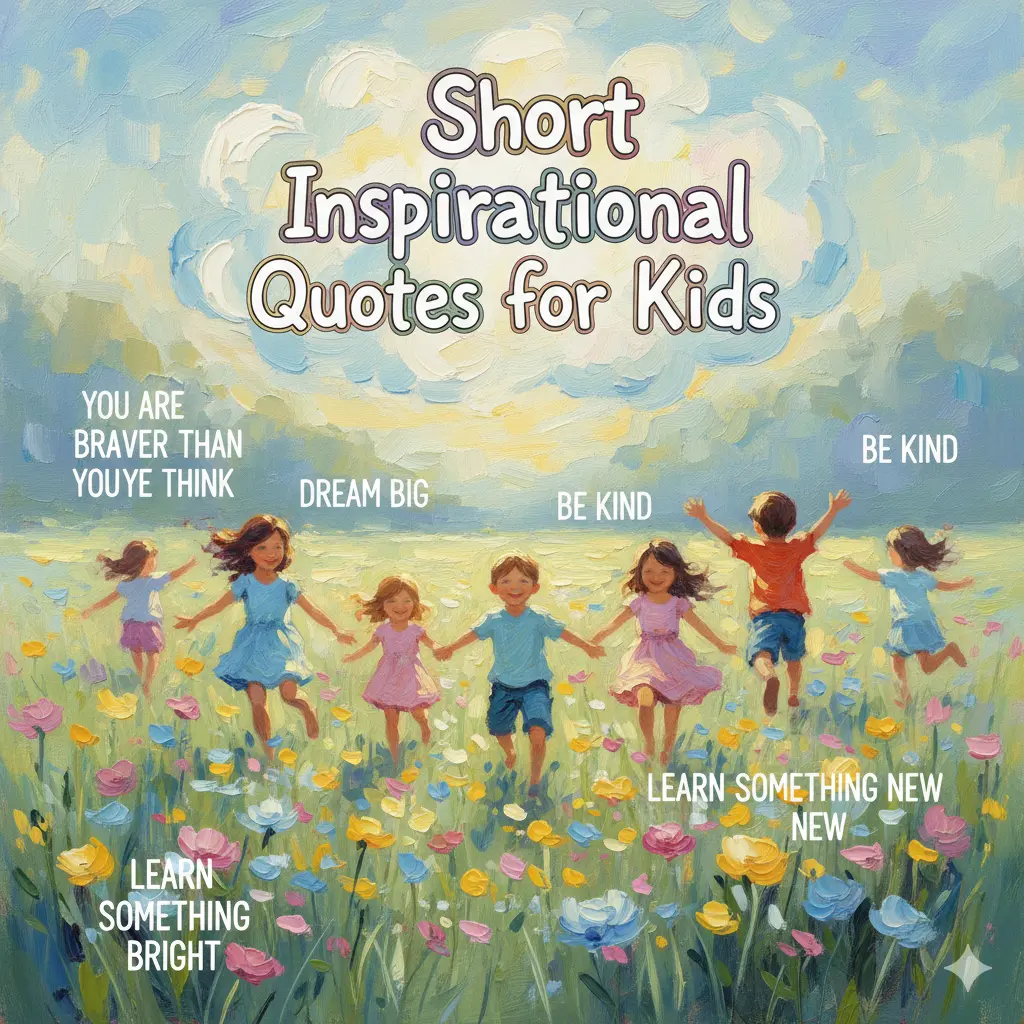 Short Inspirational Quotes for Kids
