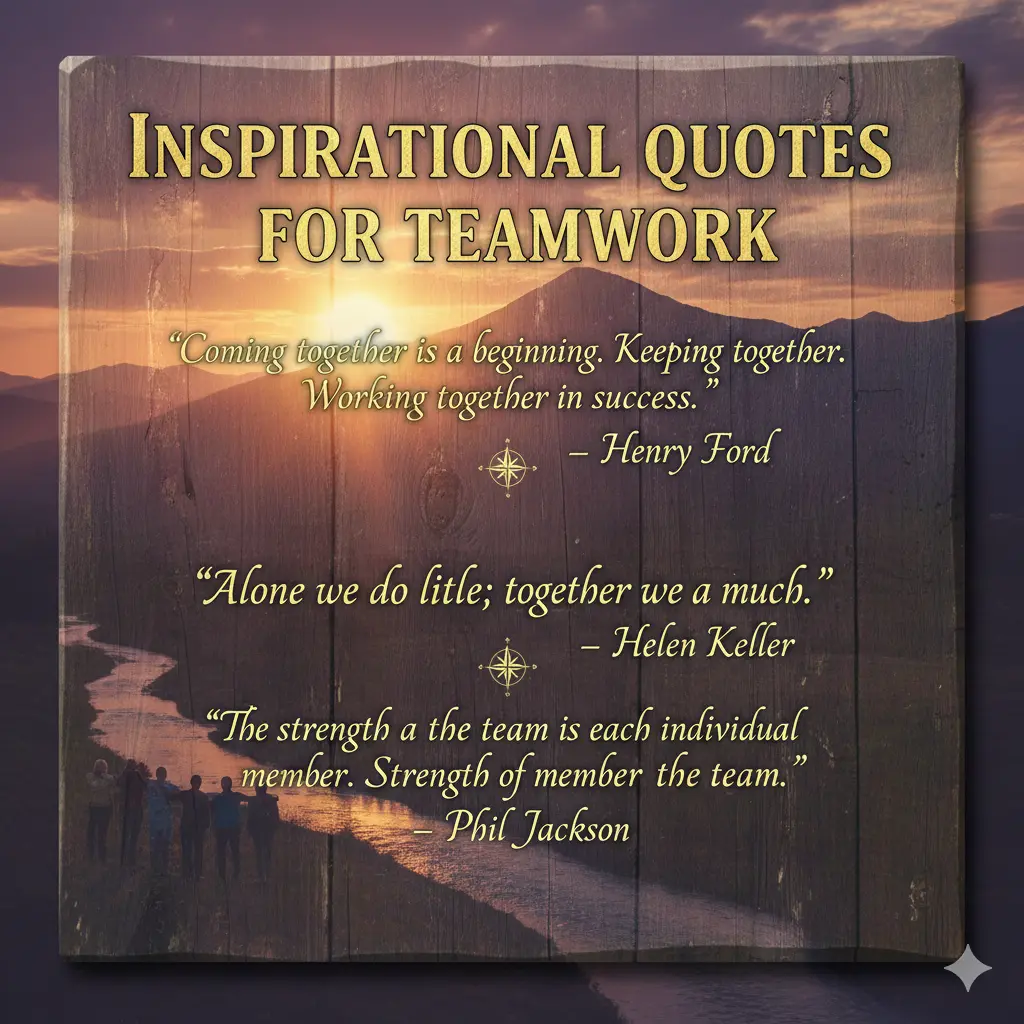 Inspirational Quotes for Teamwork
