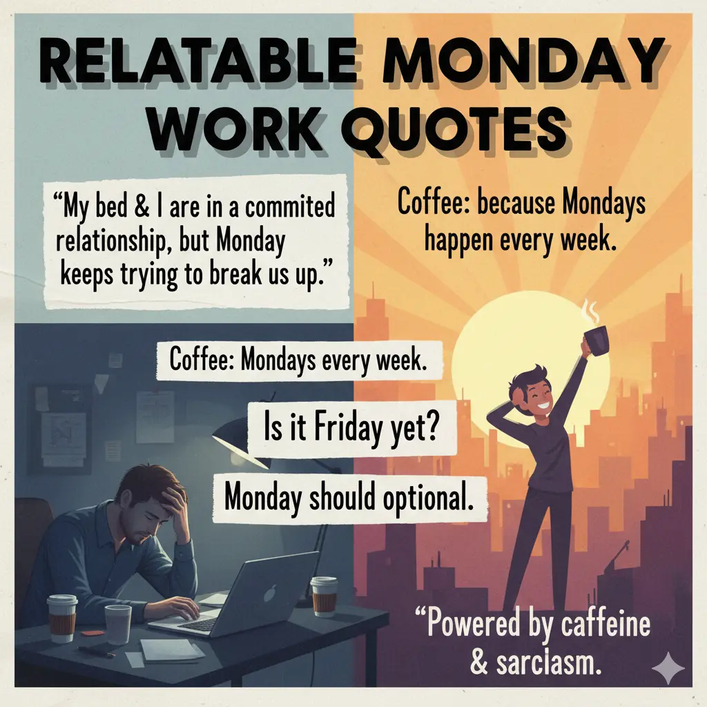 Relatable Monday Work Quotes