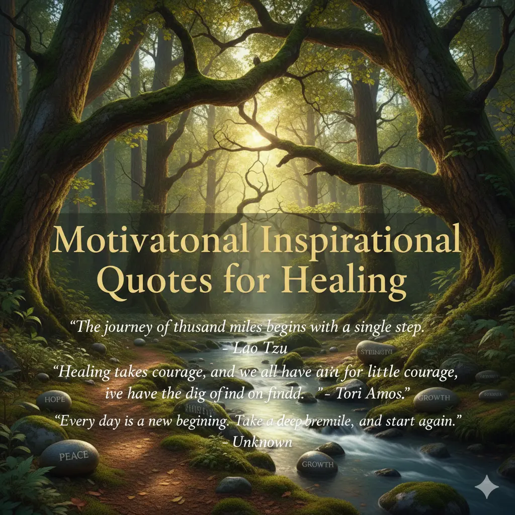  Motivational Inspirational Quotes for Healing