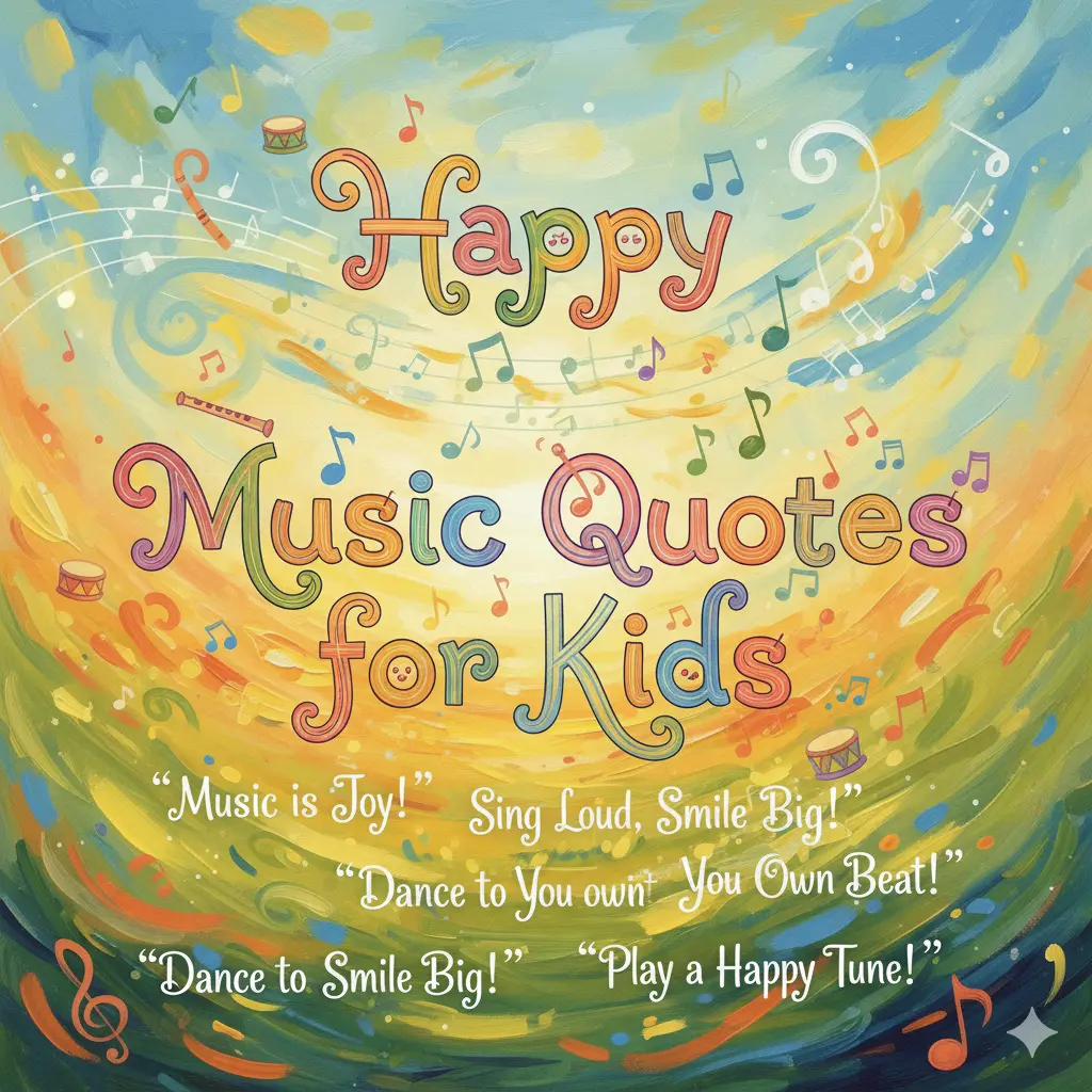 Happy Music Quotes for Kids