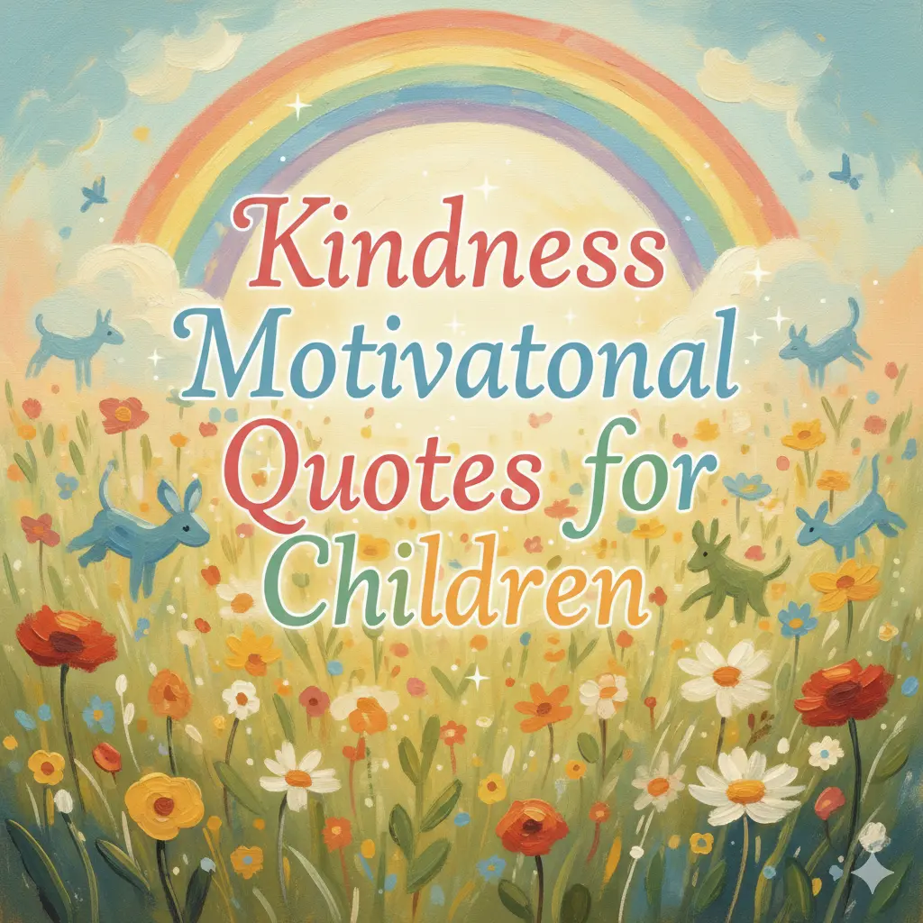 Kindness Motivational Quotes for Children