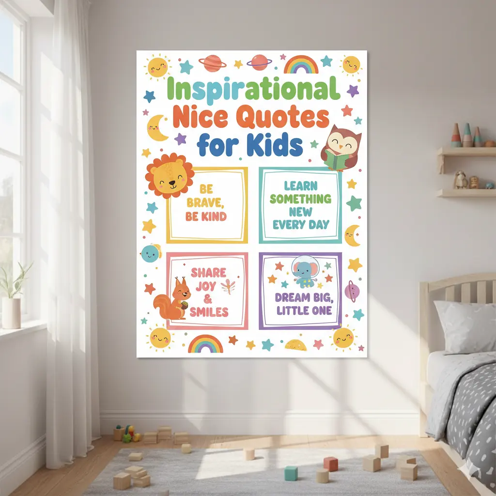 Inspirational Nice Quotes for Kids