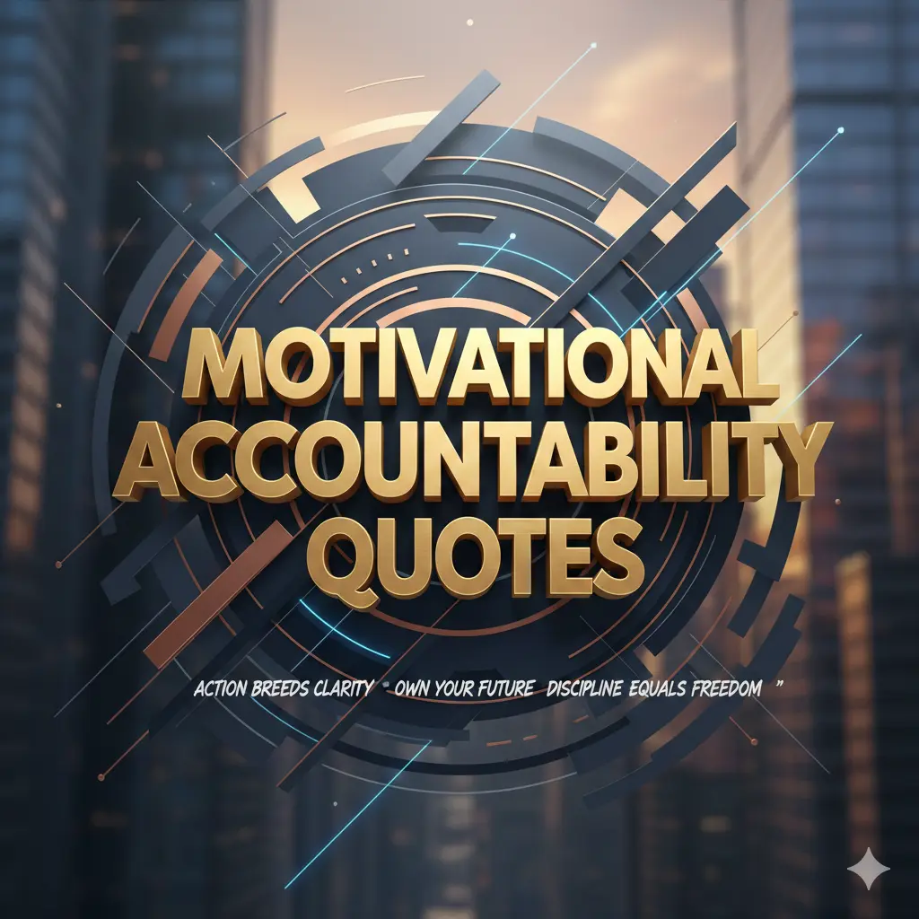 Motivational Accountability Quotes