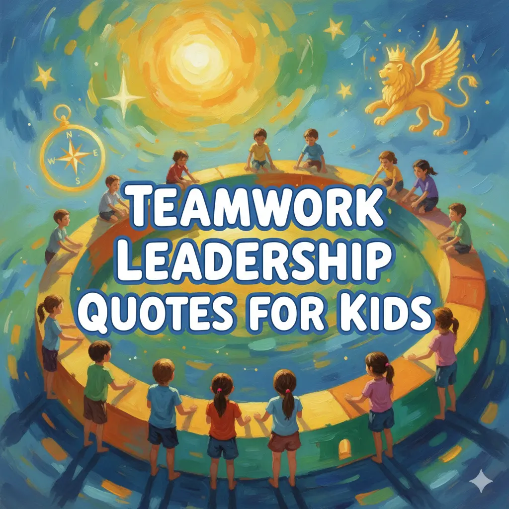 Teamwork Leadership Quotes for Kids