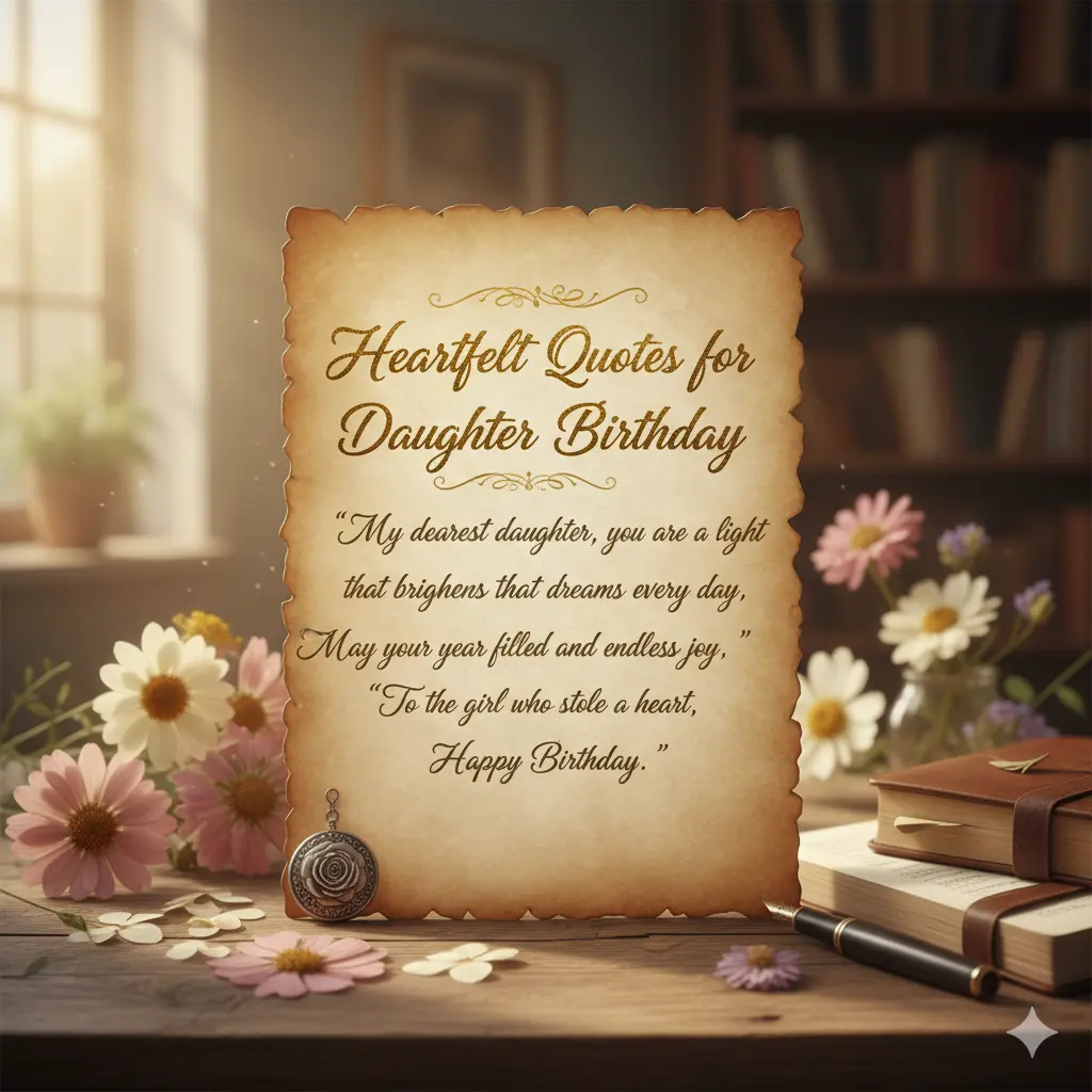 Heartfelt Quotes for Daughter Birthday