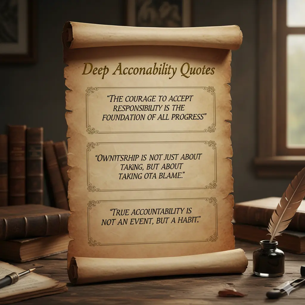 Deep Accountability Quotes
