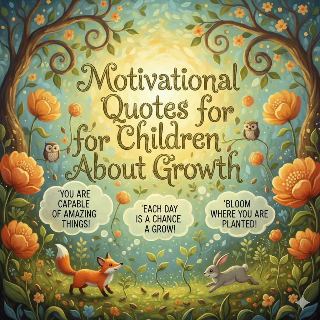 Motivational Quotes for Children About Growth 