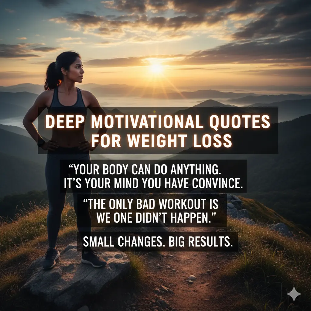 Deep Motivational Quotes for Weight Loss