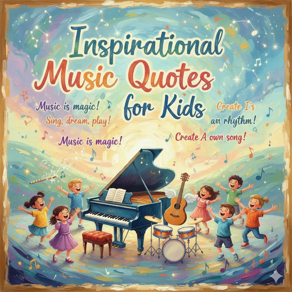 Inspirational Music Quotes for Kids