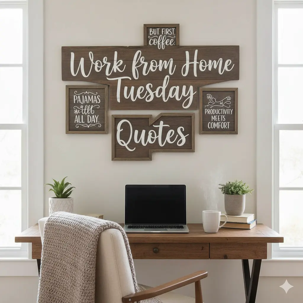 Work from Home Tuesday Quotes