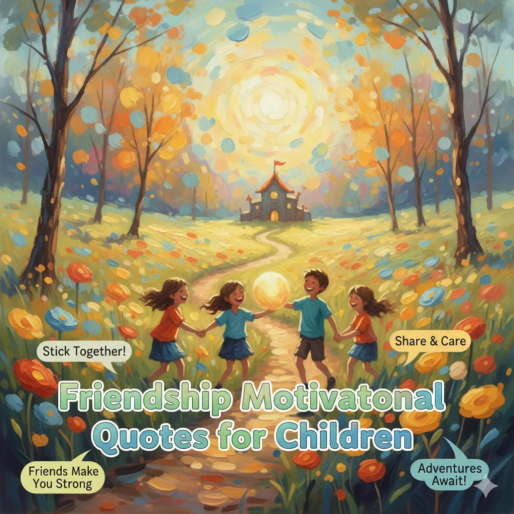 Friendship Motivational Quotes for Children