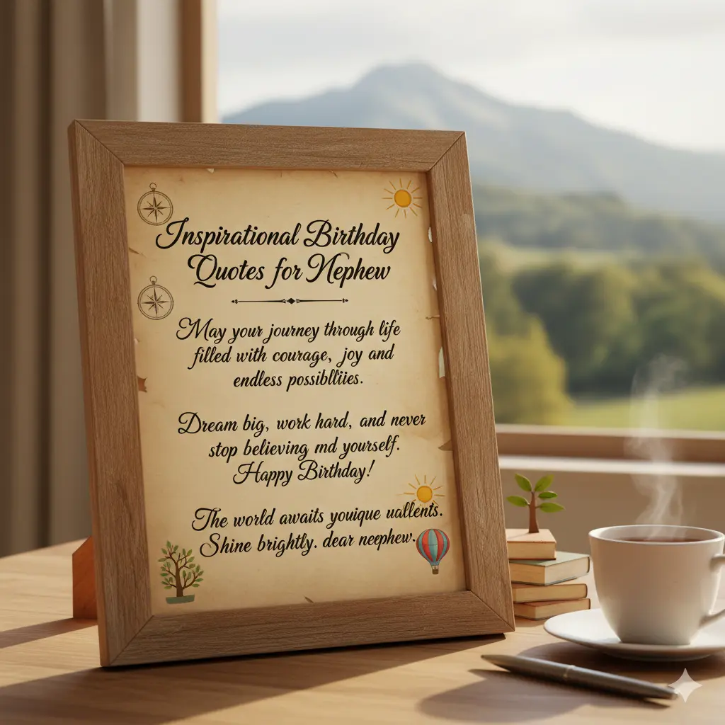 Inspirational Birthday Quotes for Nephew