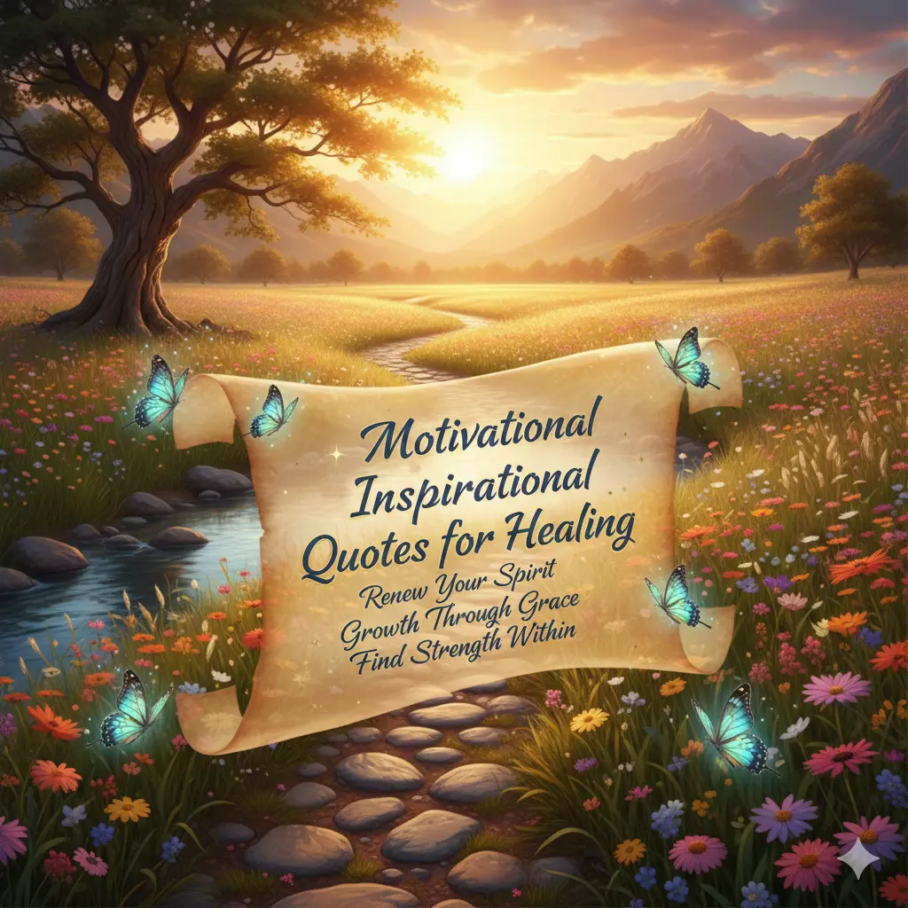 Motivational Inspirational Quotes for Healing