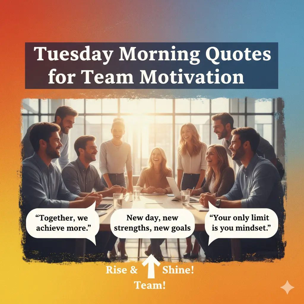 Tuesday Morning Quotes for Team Motivation