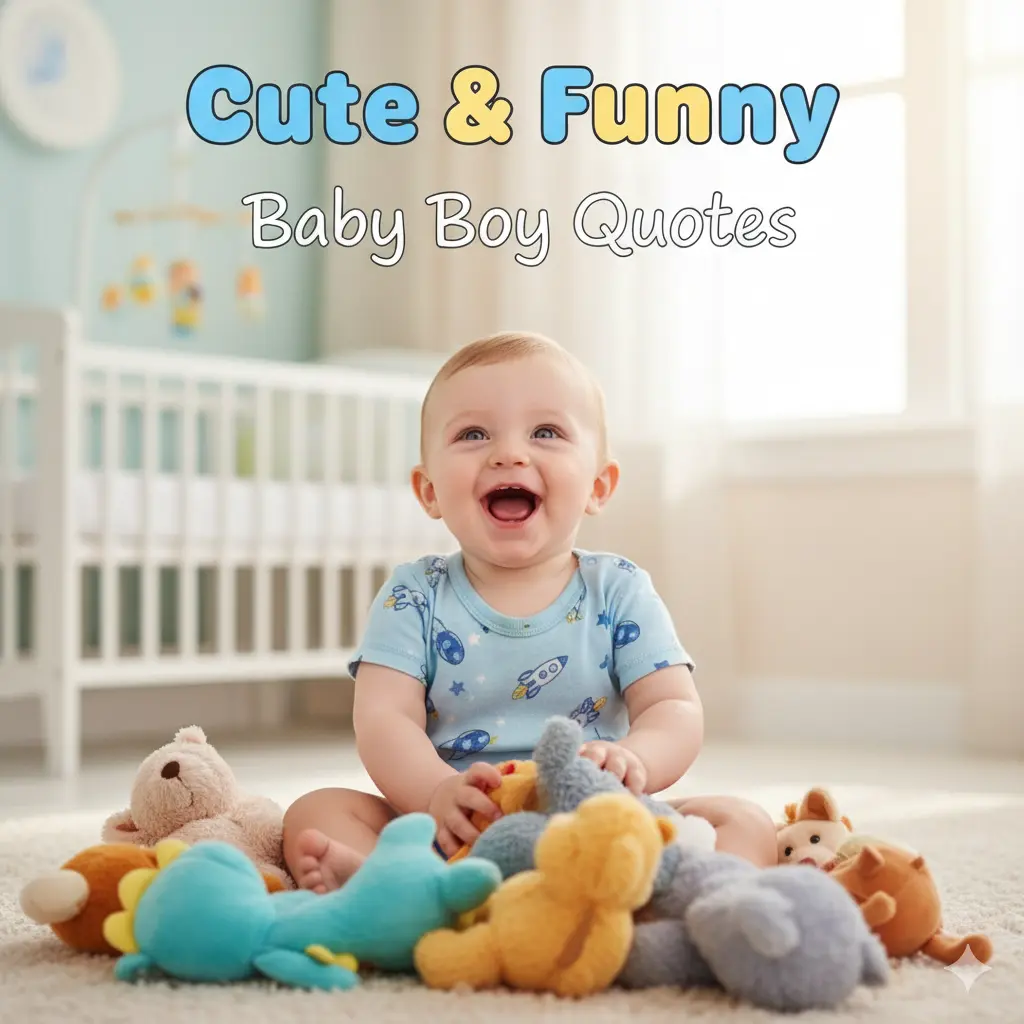 Cute & Funny Baby Boy Quotes