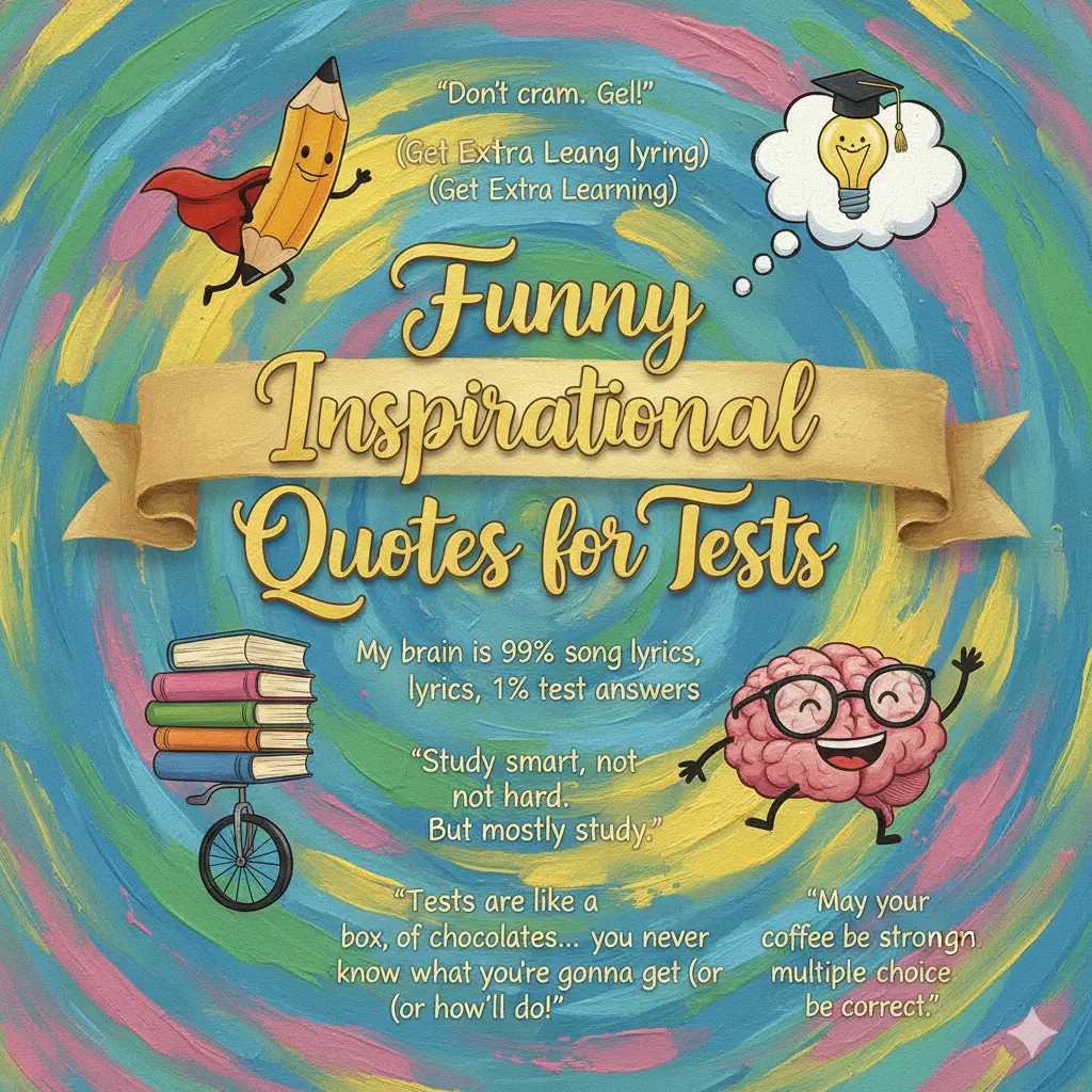 Funny Inspirational Quotes for Tests