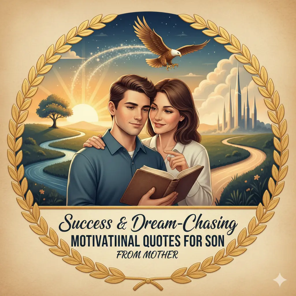 Success & Dream-Chasing Motivational Quotes for Son From Mother