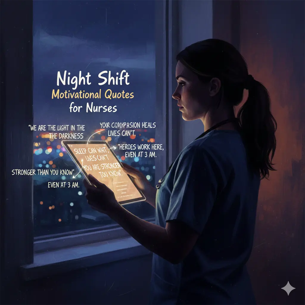 Night Shift Motivational Quotes for Nurses