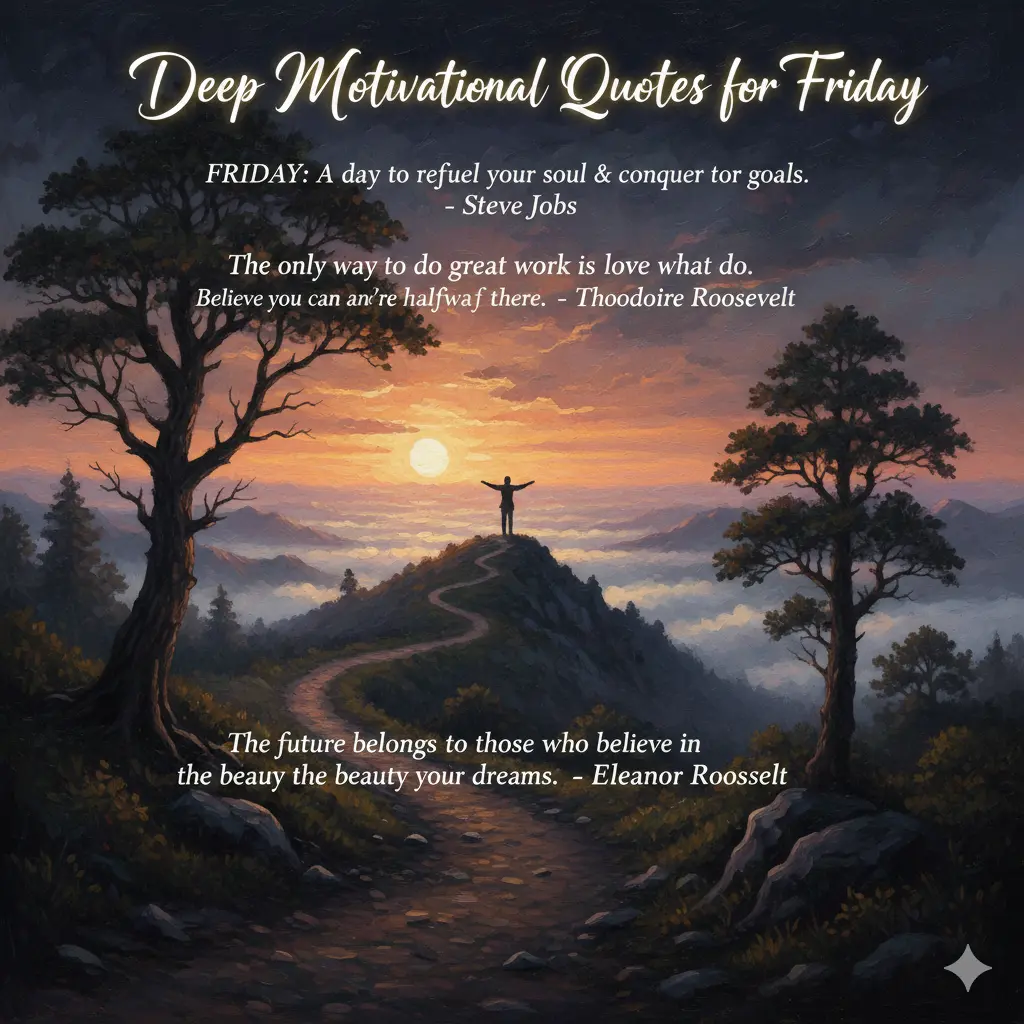 Deep Motivational Quotes for Friday