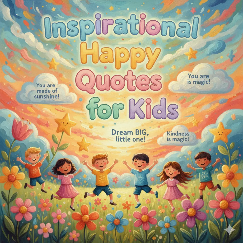 Inspirational Happy Quotes for Kids