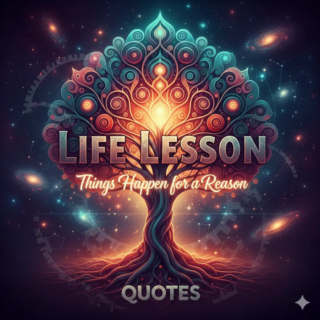 Life Lesson Things Happen for a Reason Quotes