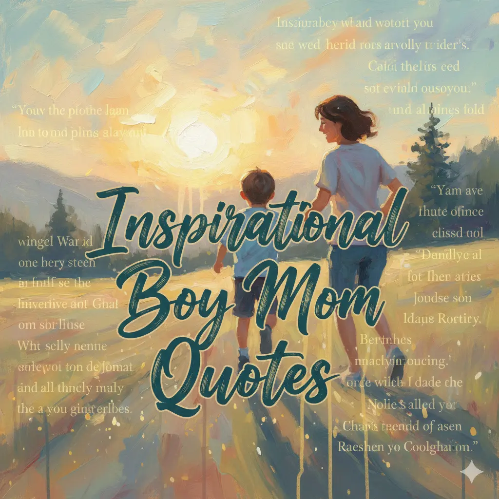 Inspirational Boy Mom Quotes