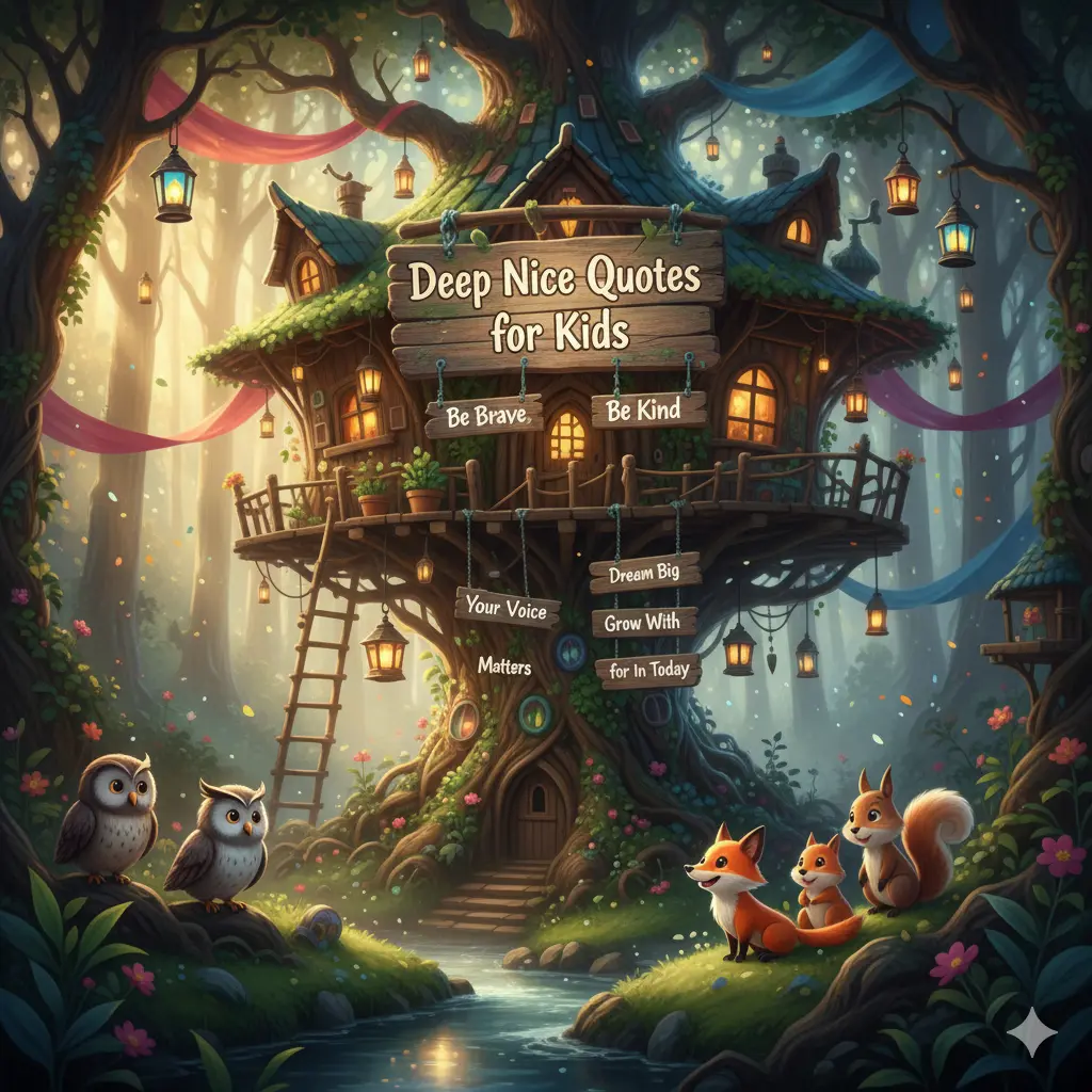 Deep Nice Quotes for Kids