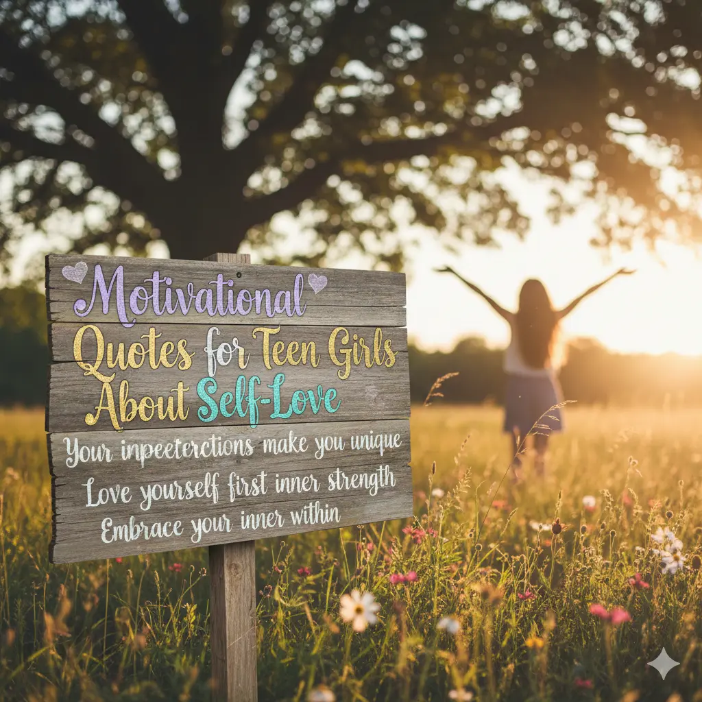 Motivational Quotes for Teen Girls About Self-Love 