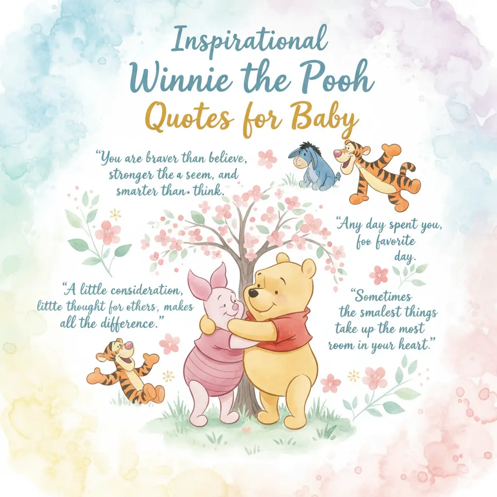 Inspirational Winnie the Pooh Quotes for Baby