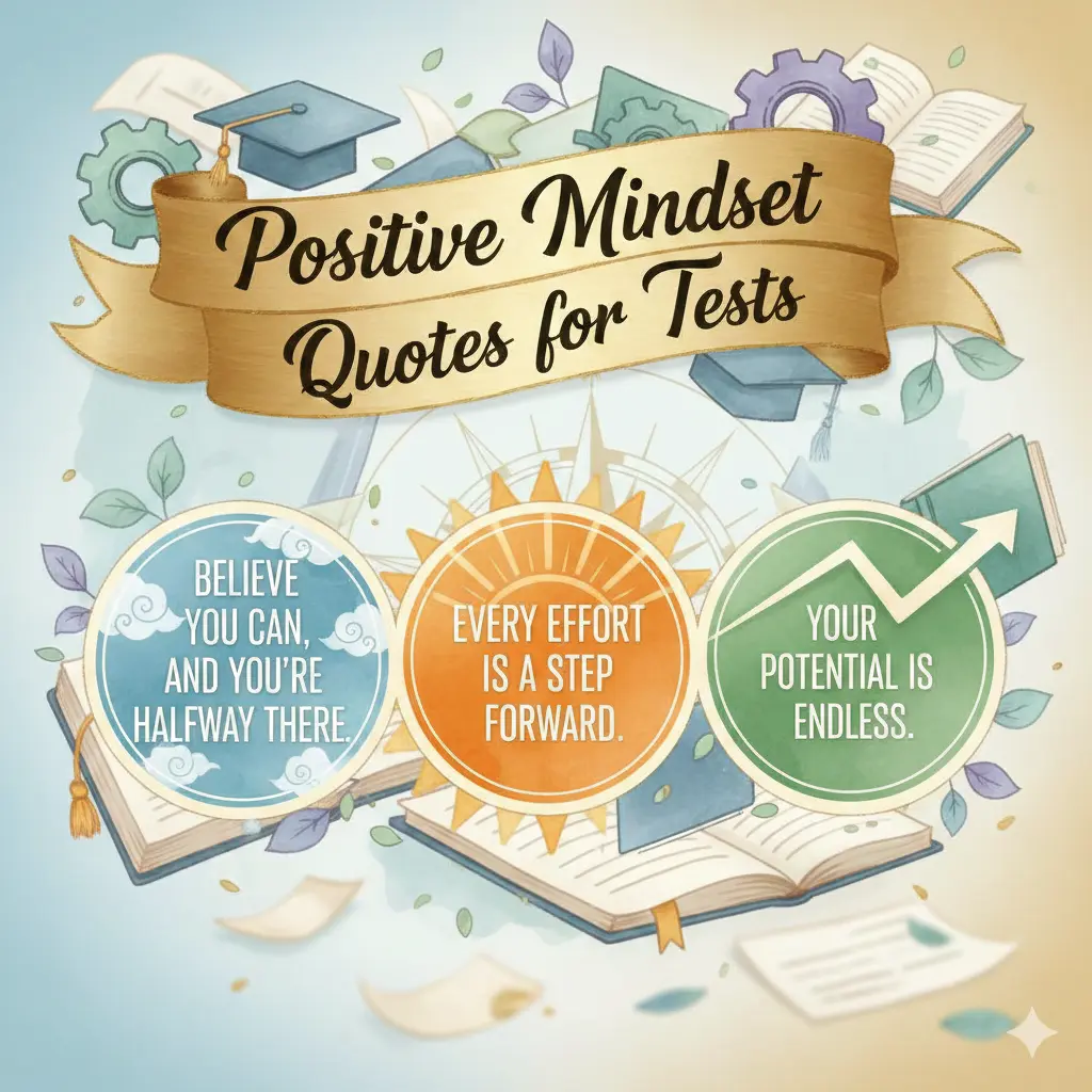 Positive Mindset Quotes for Tests