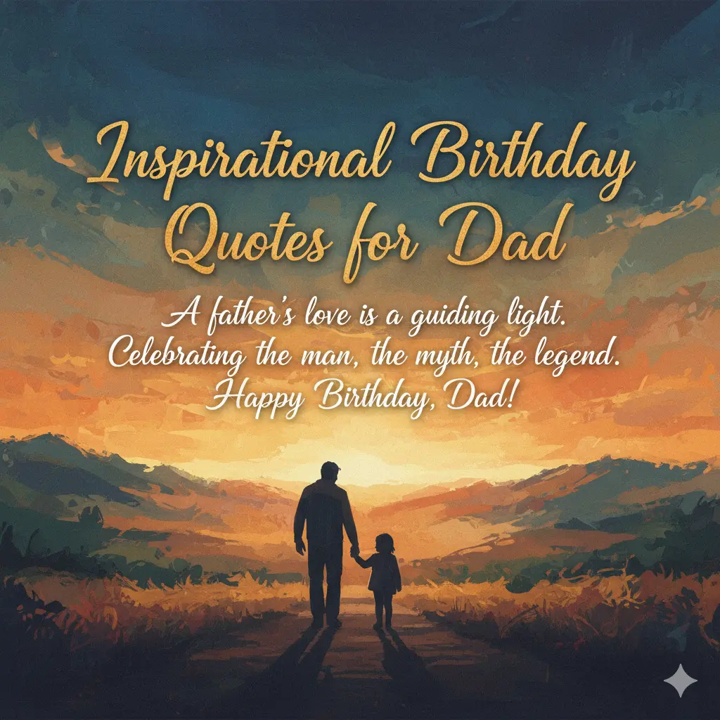 Inspirational Birthday Quotes for Dad
