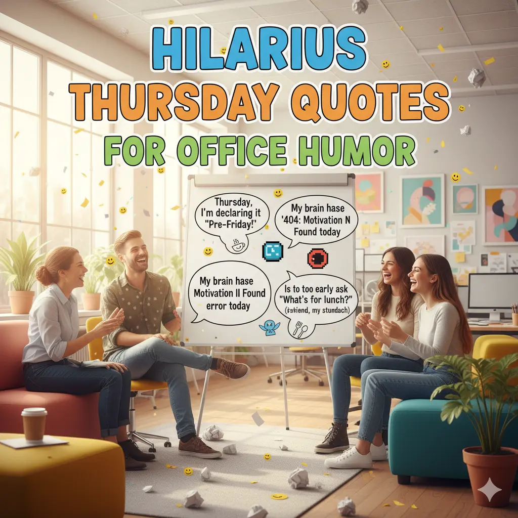 Hilarious Thursday Quotes for Office Humor