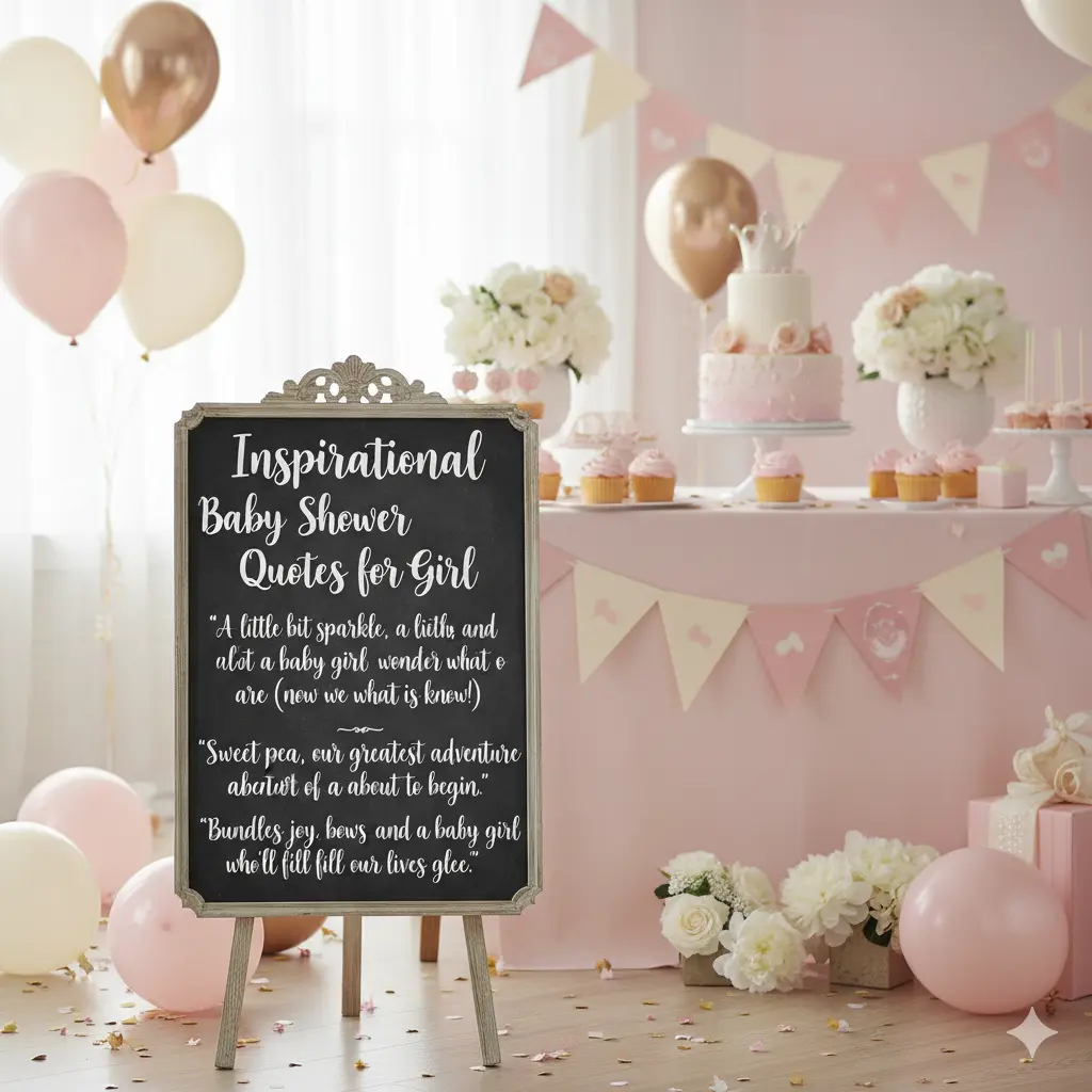 Inspirational Baby Shower Quotes for Girl