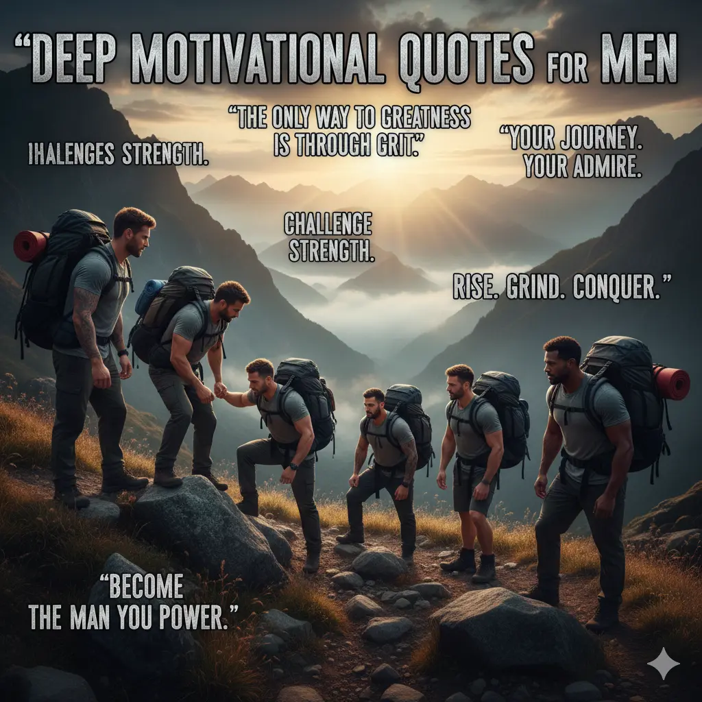  Deep Motivational Quotes for Men 