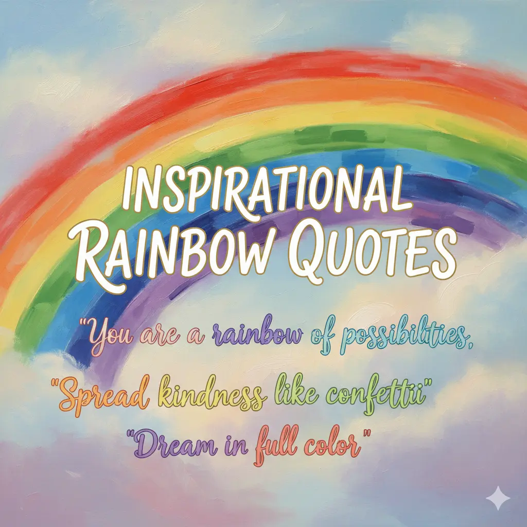 Inspirational Rainbow Quotes