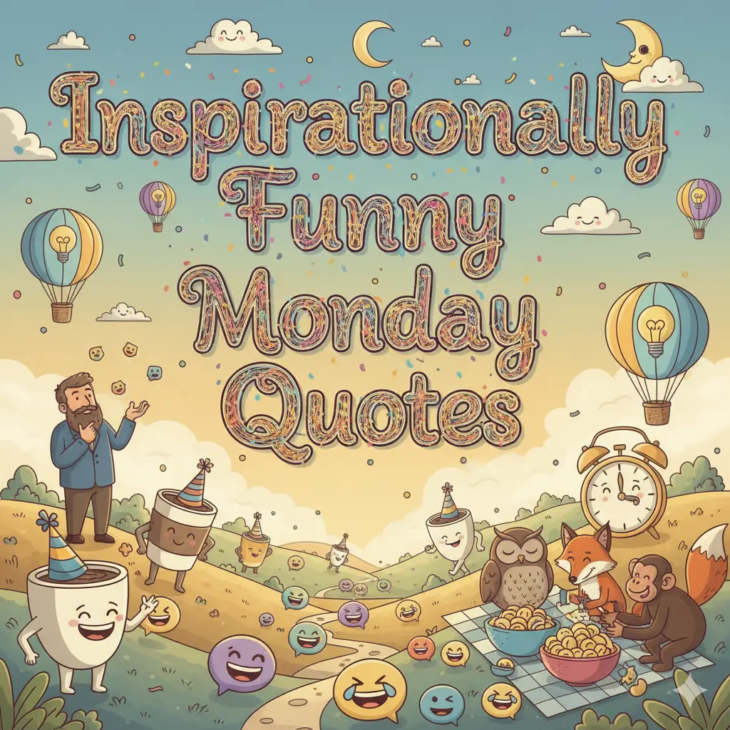 Inspirationally Funny Monday Quotes