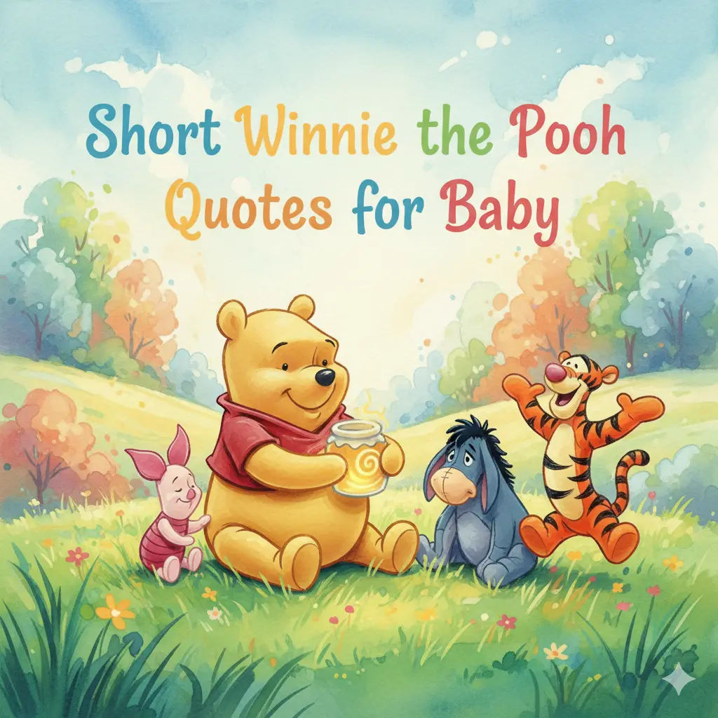 Short Winnie the Pooh Quotes for Baby