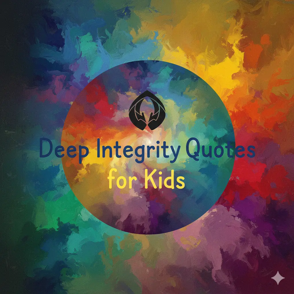 Deep Integrity Quotes for Kids