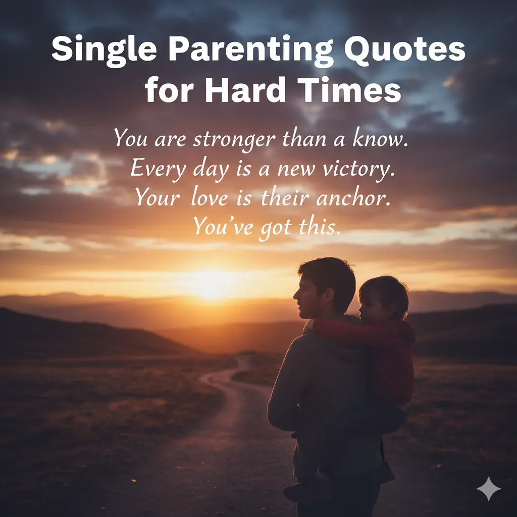 Single Parenting Quotes for Hard Times